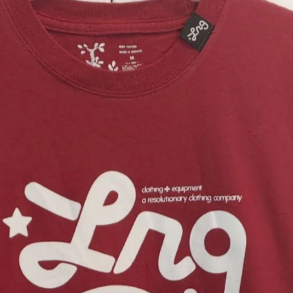 MEN'S LRG CLOTHING EQUIPMENT RED with BLACK T-shirt - Picture 2 of 7